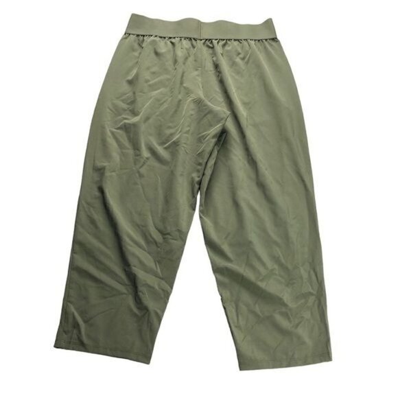 NWT Torrid Happy Camper Sz0  LRG Olive Green Woven Walking Pants, Fitness - Picture 5 of 10